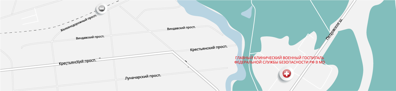 Главный клинический военный госпиталь Федеральной службы безопасности РФ в Московской области , схема проезда Главный клинический военный госпиталь Федеральной службы безопасности РФ в Московской области , схема проезда